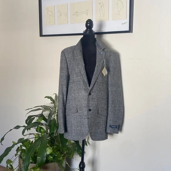 Tailorbyrd Collection Men’s Plaid Sports Coat